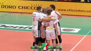 Милан - Сиена. 21-й тур Чемпионата Италии по Волейболу. Мужчины. Предварительный этап. 16.02.19