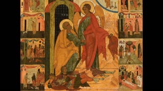 Экскурсия по выставке_Икона «Изведение апостола Петра из темницы» из ц. Петра и Павла в Кожевниках